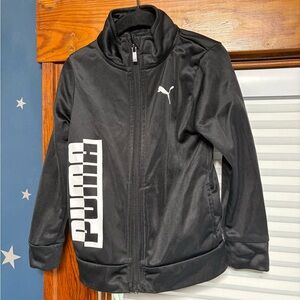 PUMA Kids Black Track Jacket